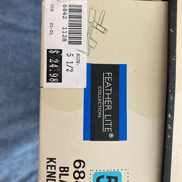 Feather Lite Black sandals 5.5 - Picture 4 of 6